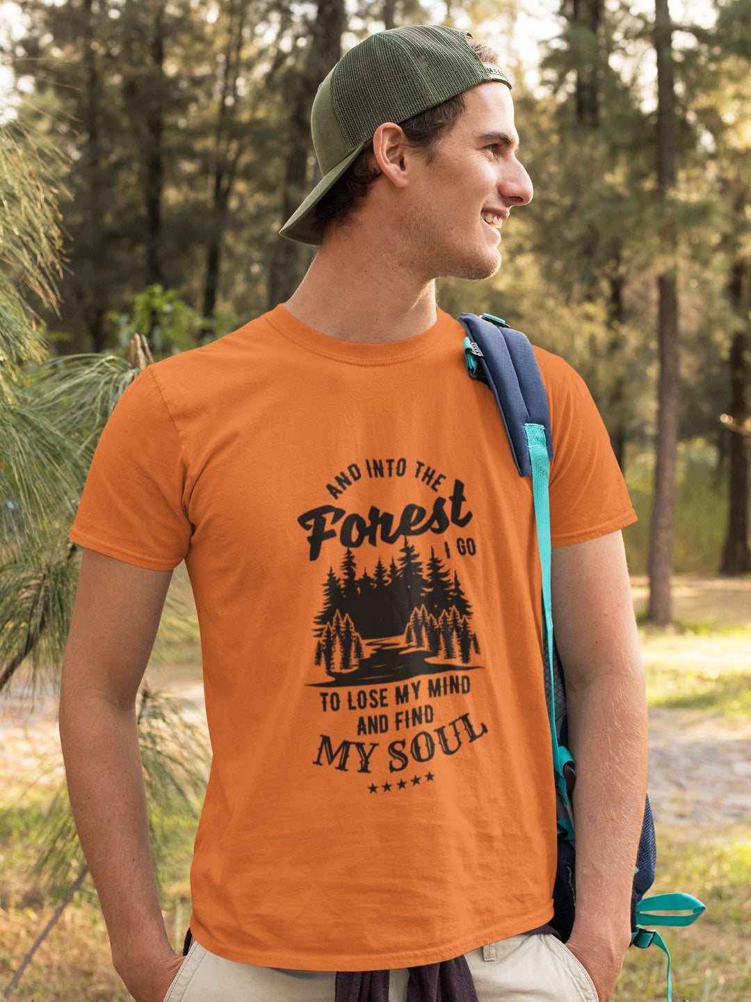 Into The Forest I Go To Find My Soul Men's Printed T-shirt