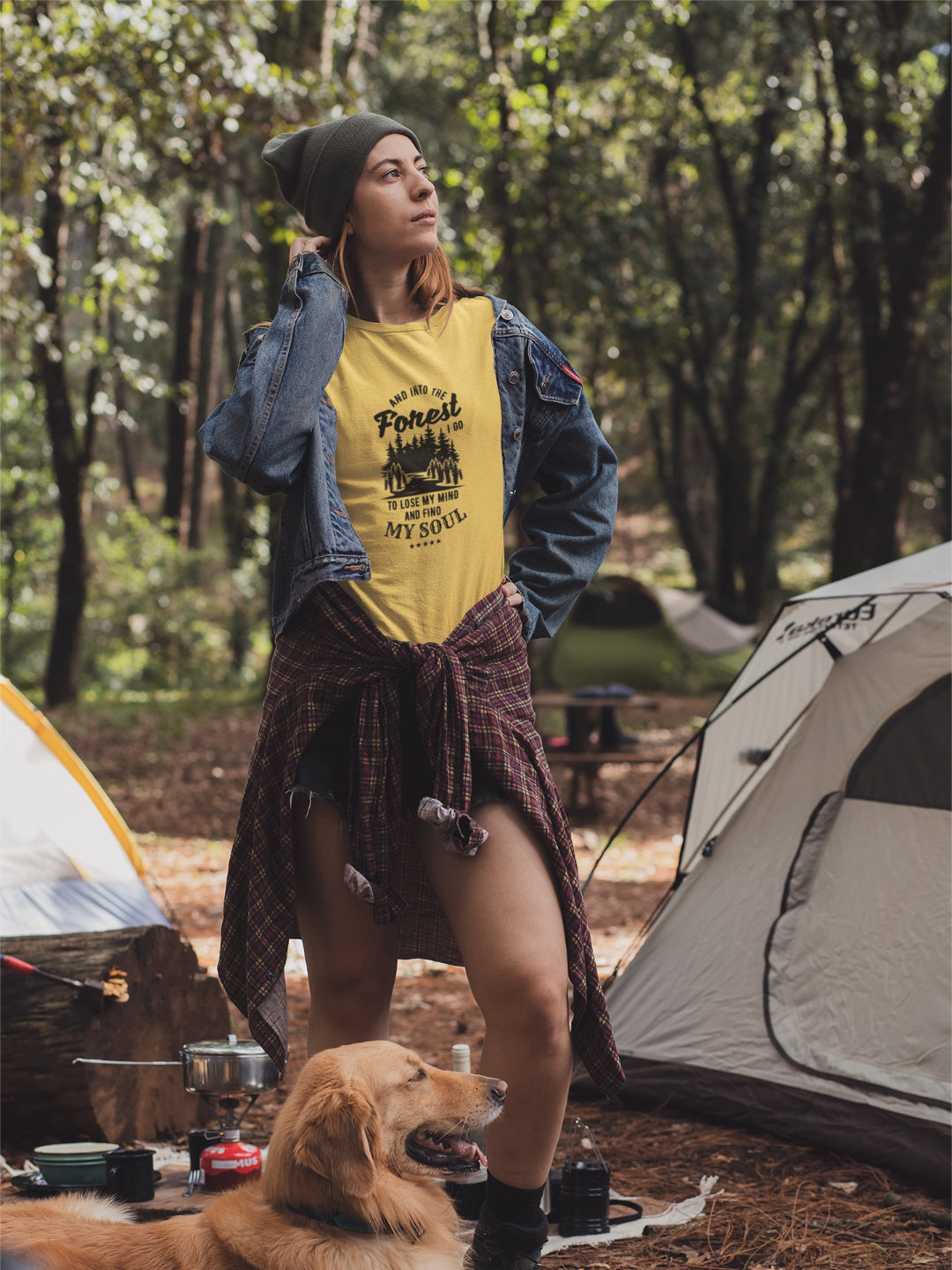 Into The Forest I Go To Find My Soul Women's Printed T-shirt