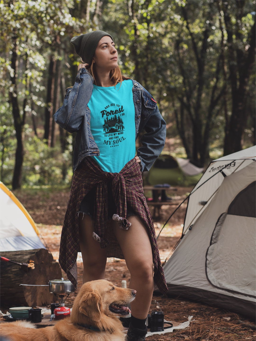 Into The Forest I Go To Find My Soul Women's Printed T-shirt