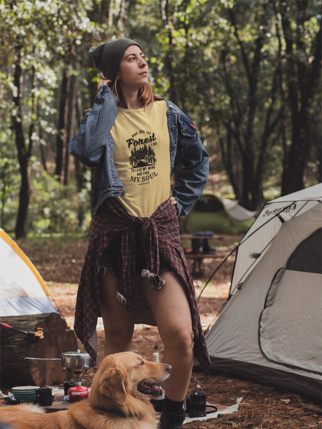 Into The Forest I Go To Find My Soul Women's Printed T-shirt