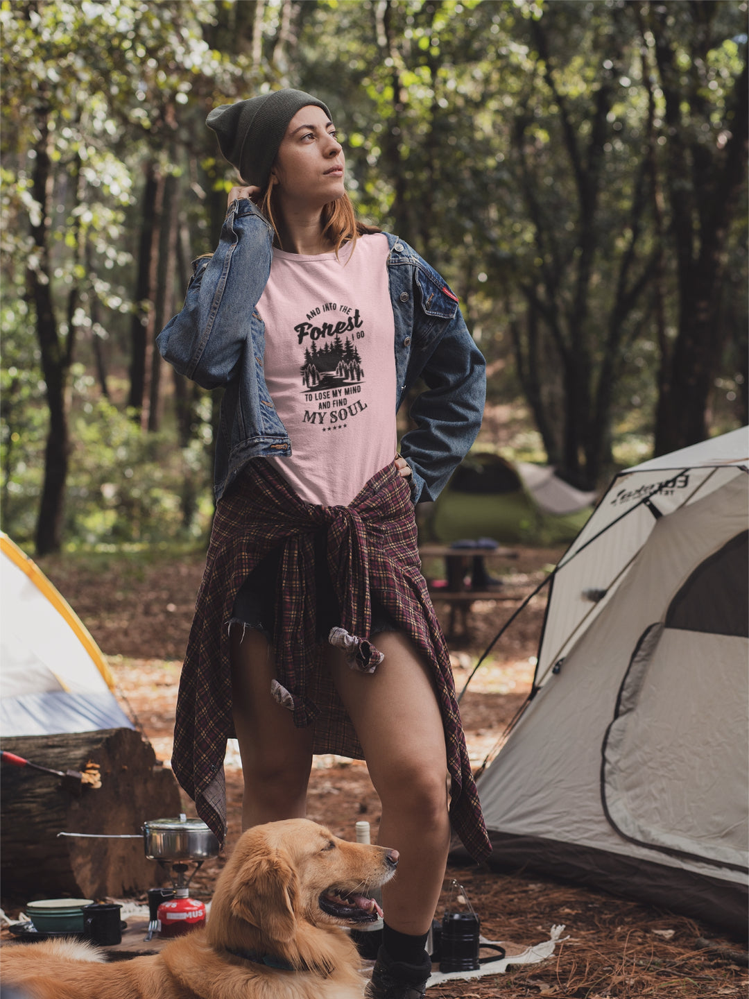 Into The Forest I Go To Find My Soul Women's Printed T-shirt