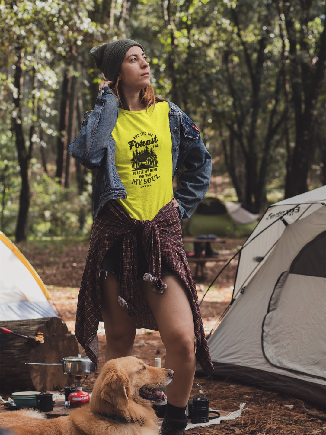 Into The Forest I Go To Find My Soul Women's Printed T-shirt
