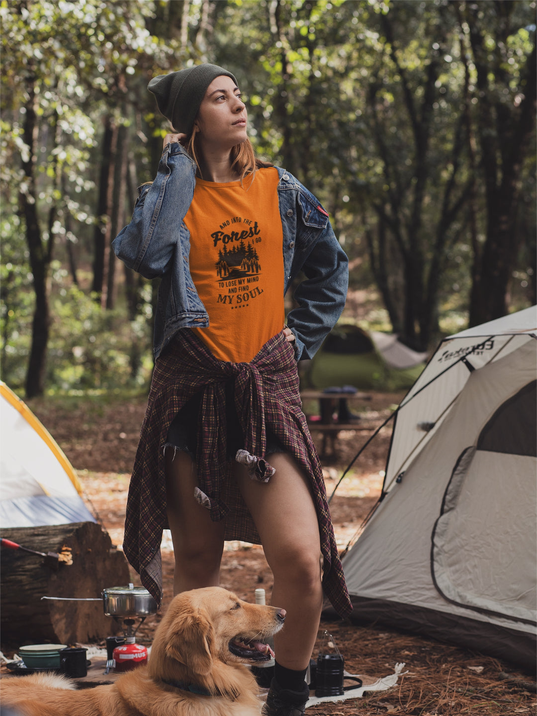 Into The Forest I Go To Find My Soul Women's Printed T-shirt