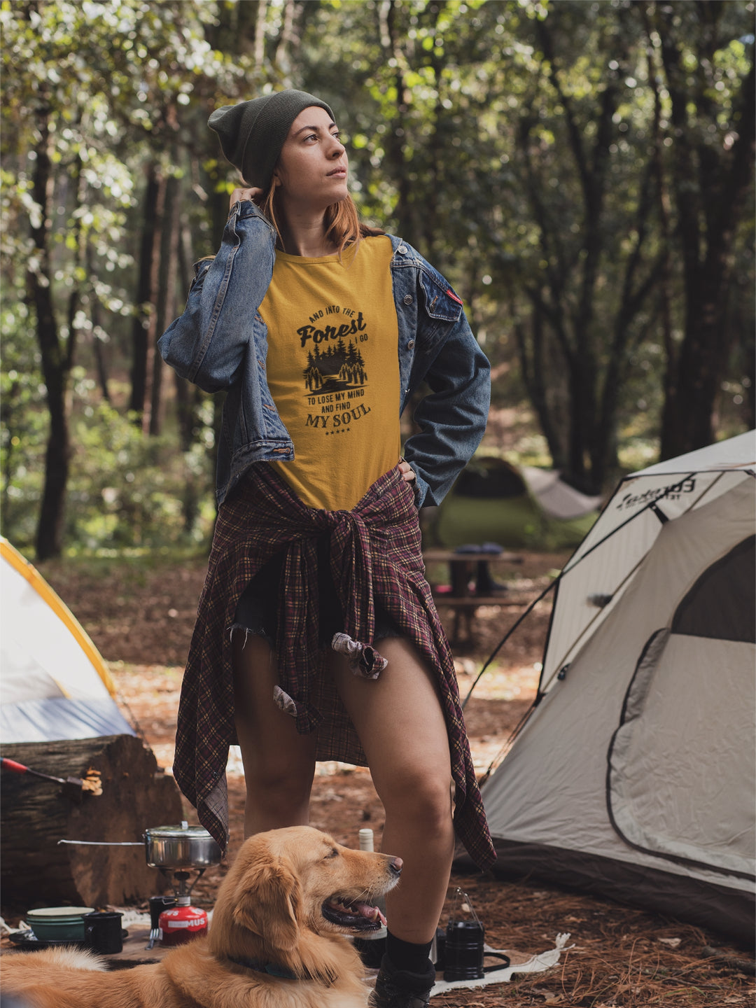 Into The Forest I Go To Find My Soul Women's Printed T-shirt