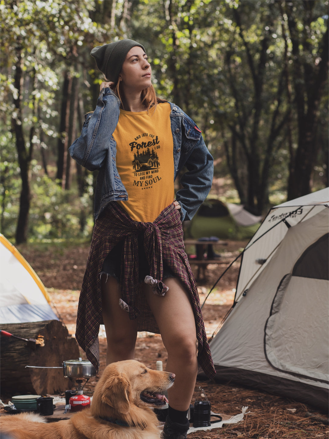 Into The Forest I Go To Find My Soul Women's Printed T-shirt