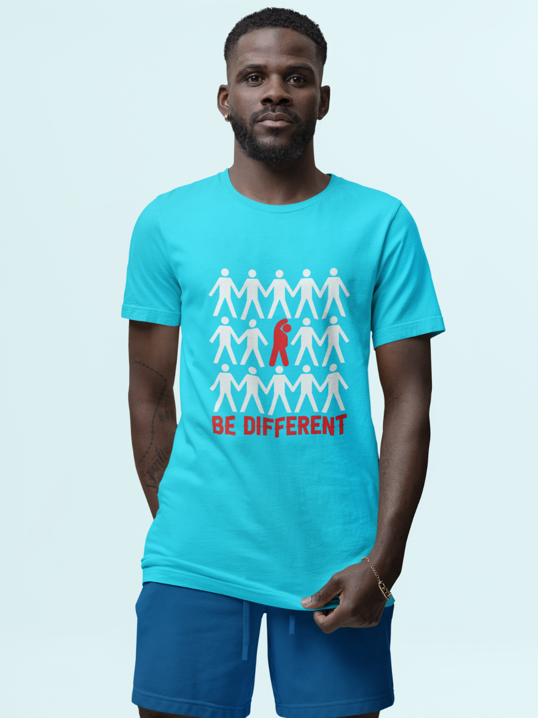 Be Different Men's Printed T-shirt