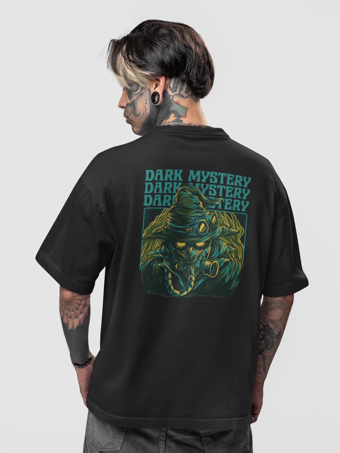 Dark Mystery Unisex Oversized Streetwear T-Shirt