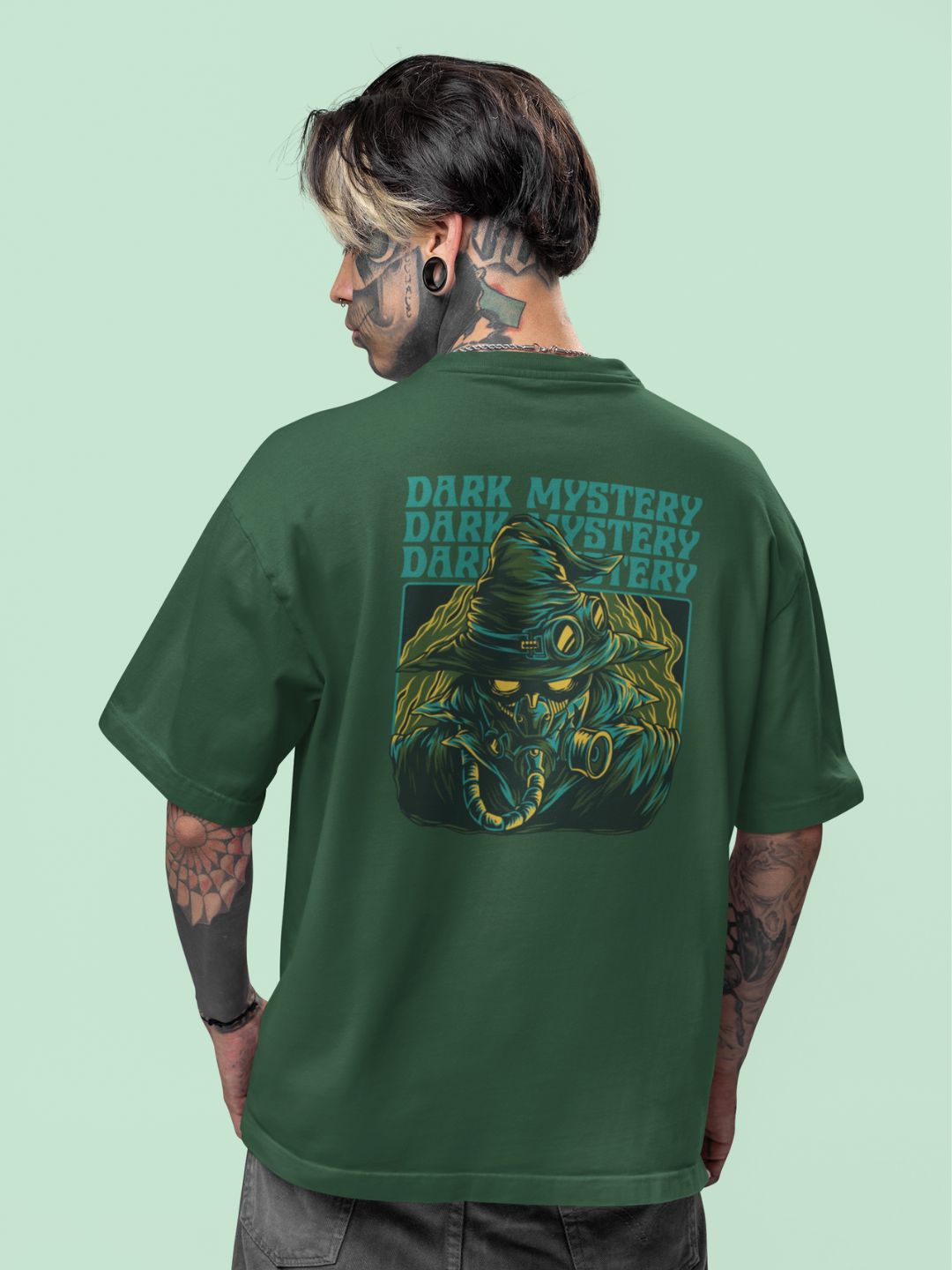 Dark Mystery Unisex Oversized Streetwear T-Shirt