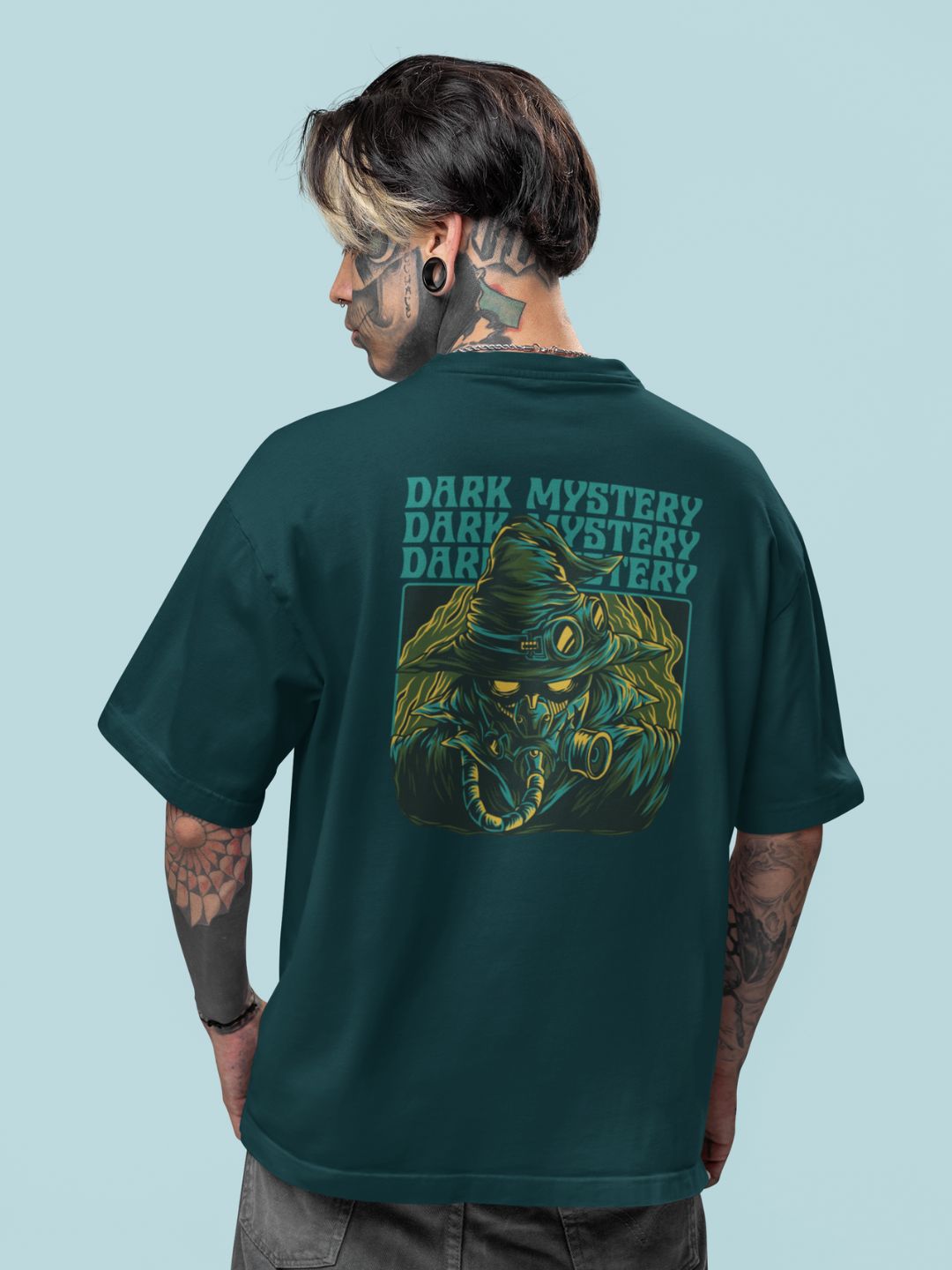 Dark Mystery Unisex Oversized Streetwear T-Shirt