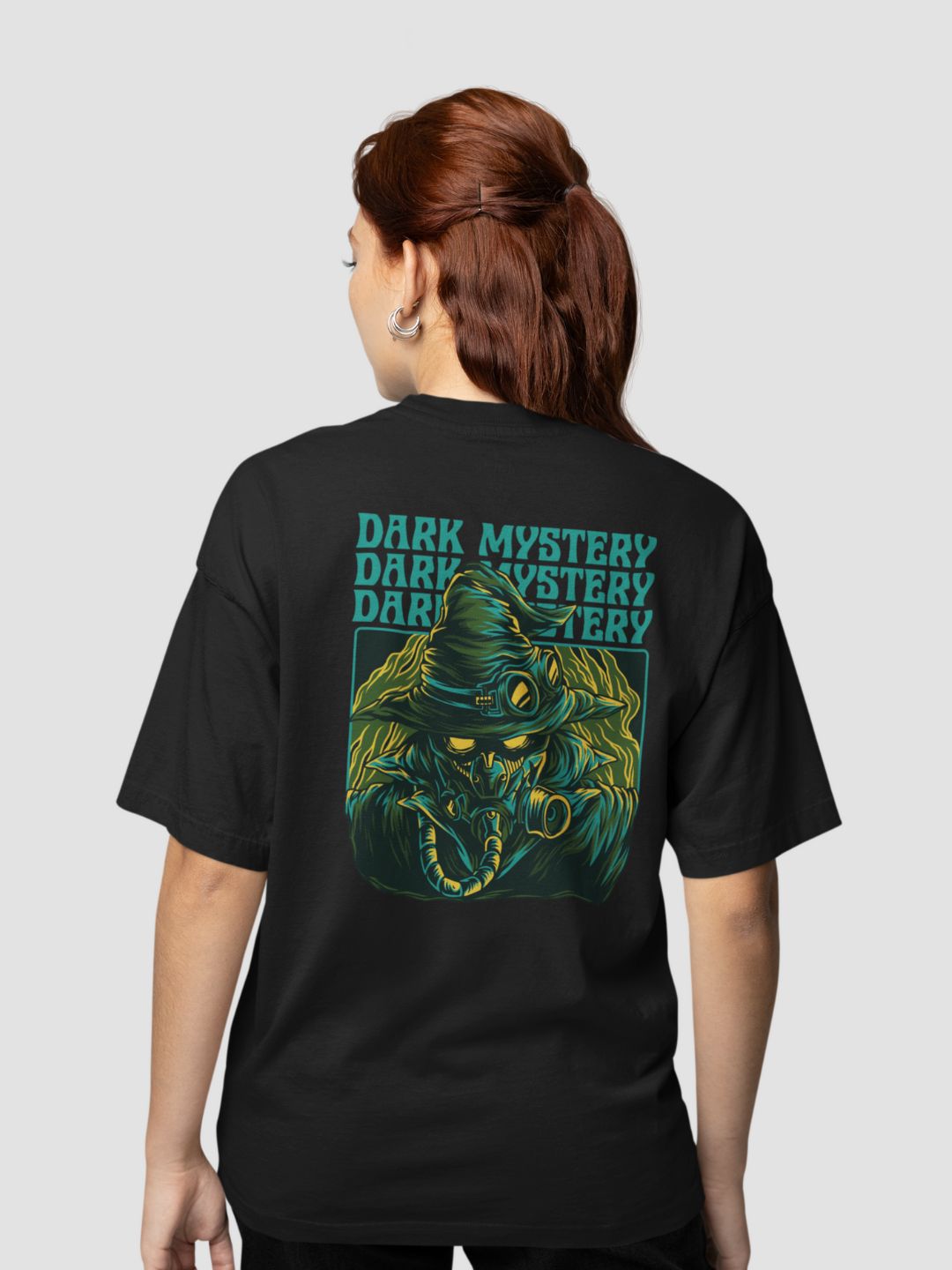 Dark Mystery Unisex Oversized Streetwear T-Shirt