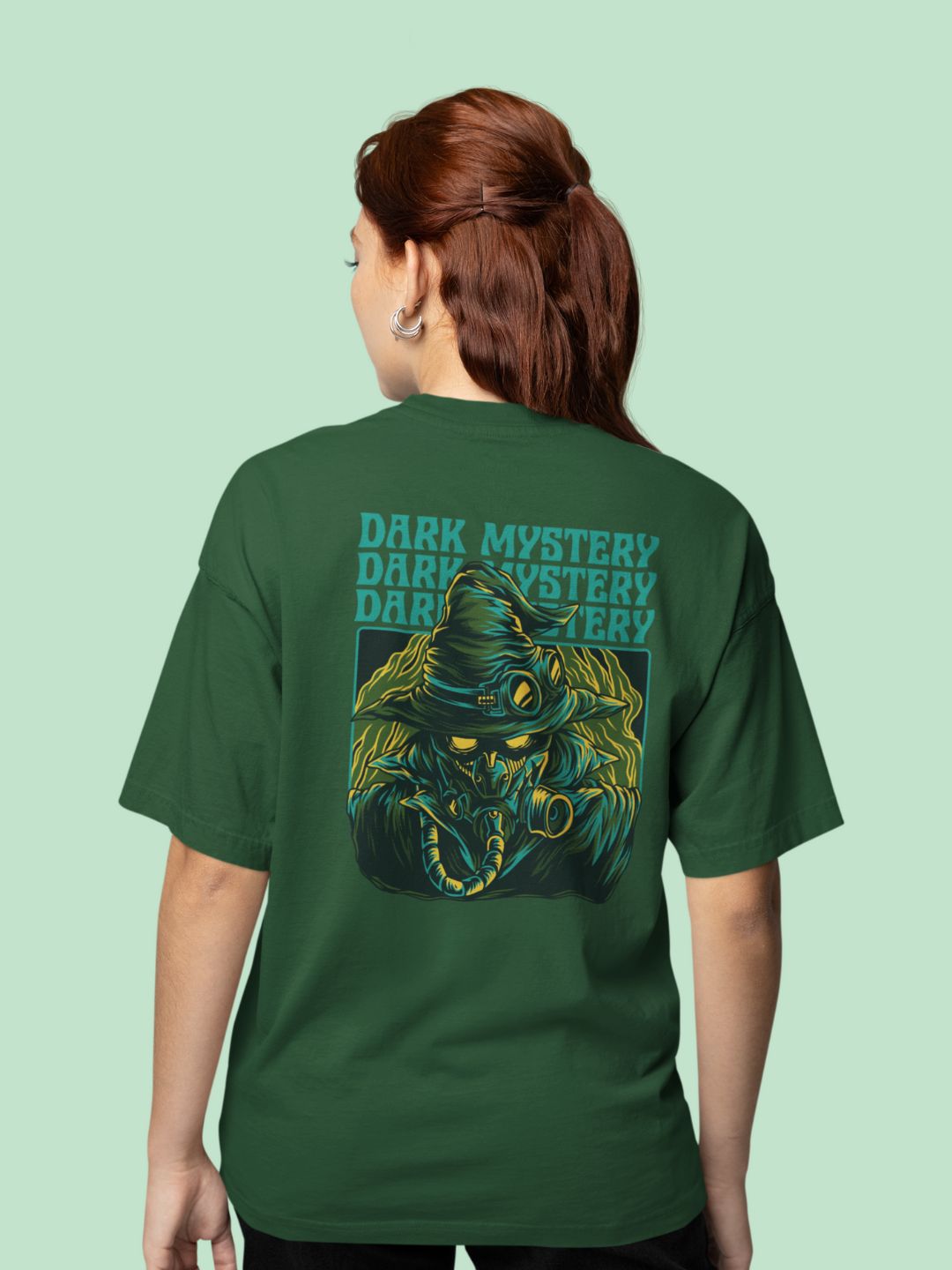 Dark Mystery Unisex Oversized Streetwear T-Shirt
