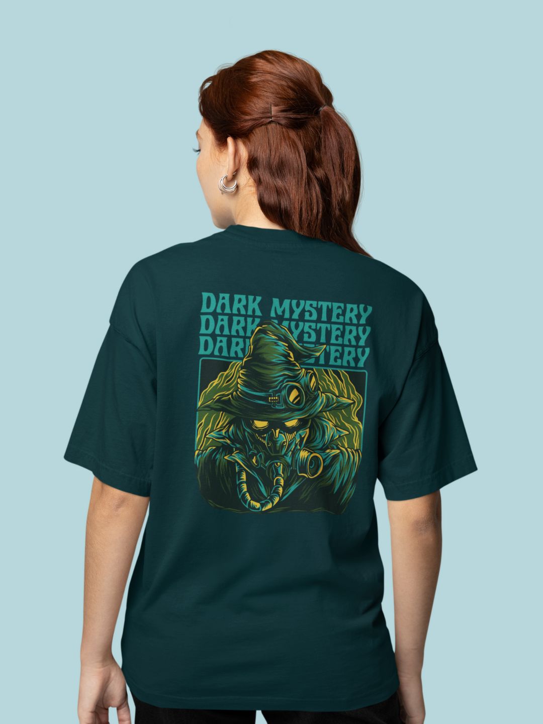 Dark Mystery Unisex Oversized Streetwear T-Shirt