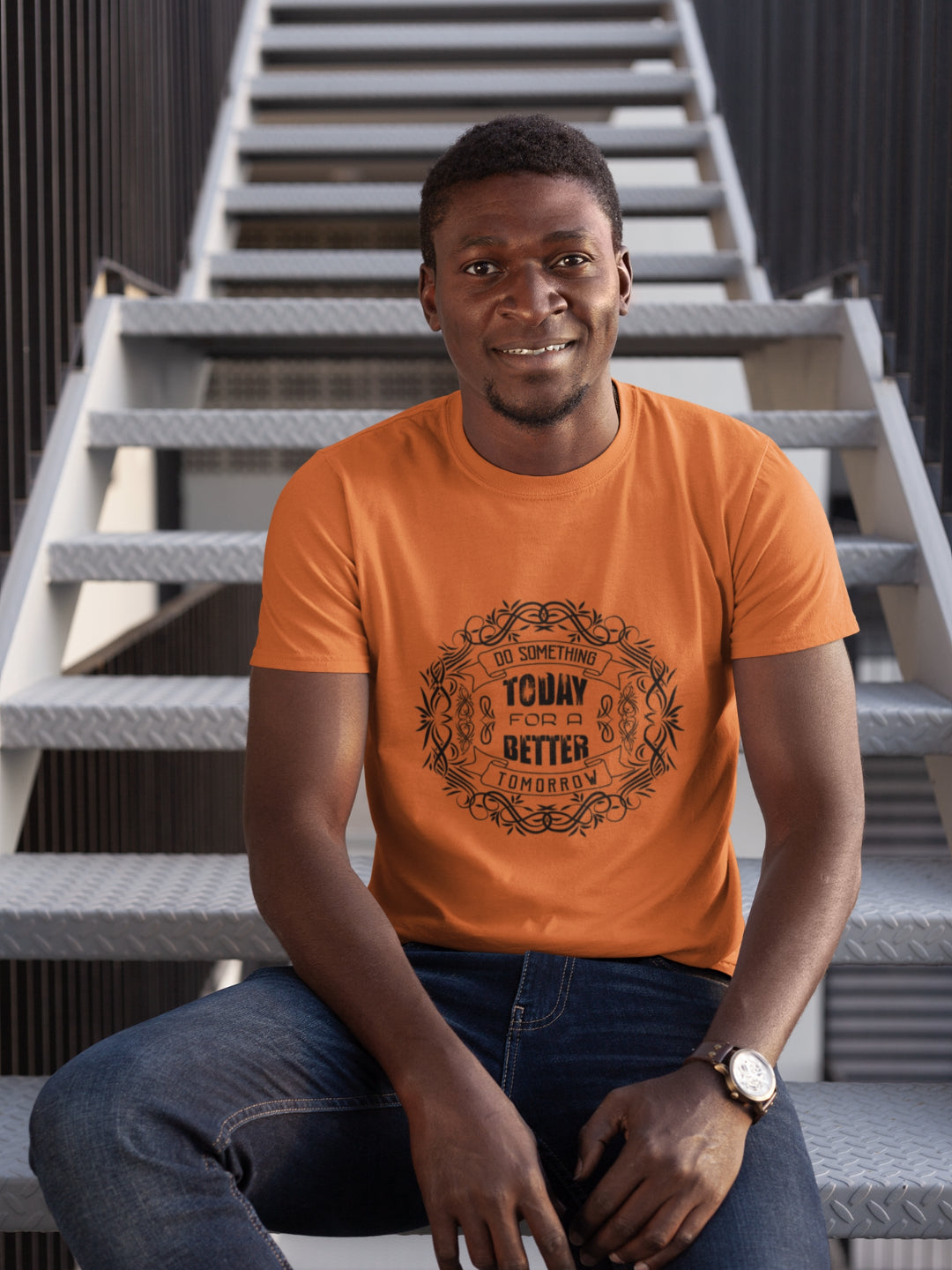 Do Something Today For A Better Tomorrow Men's Printed T-shirt