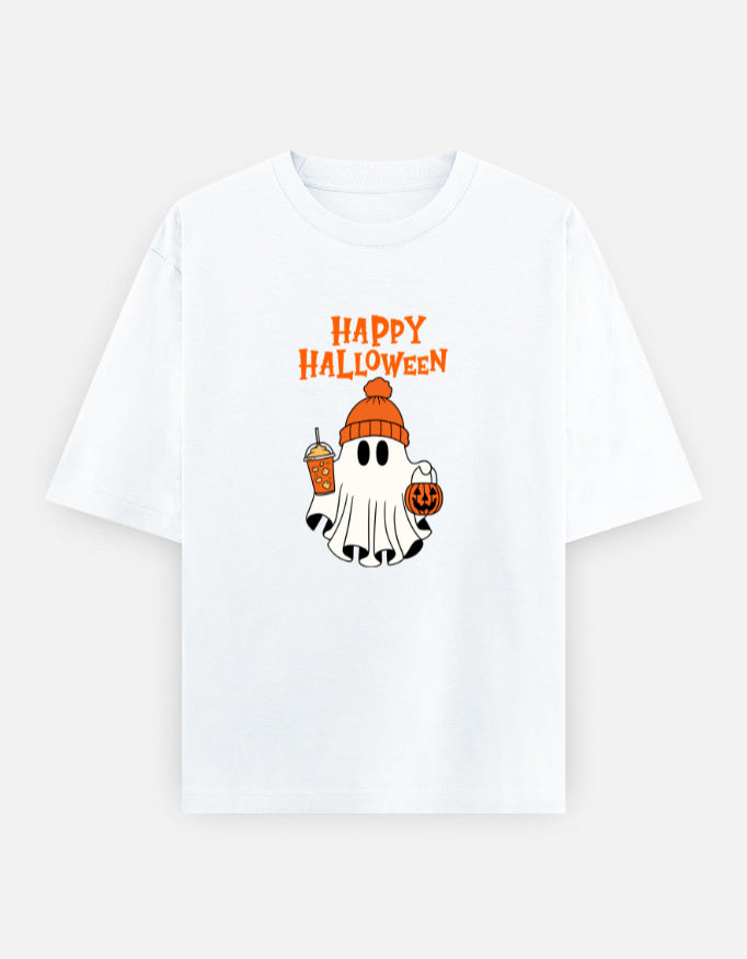 Happy Halloween Unisex Oversized Classic T-Shirt - 