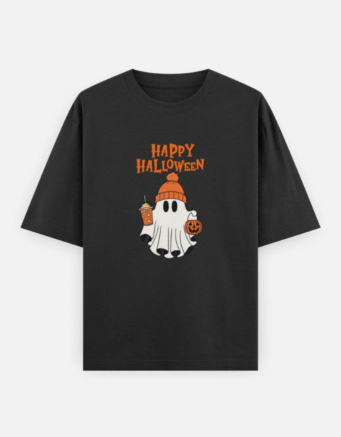 Happy Halloween Unisex Oversized Classic T-Shirt - 