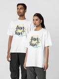 Fun In The Sun Oversized Unisex Printed T-shirt