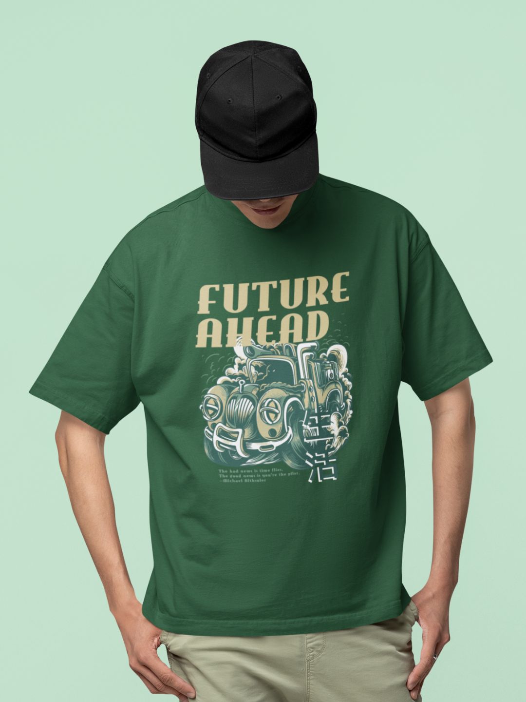 Future Ahead Unisex Oversized Streetwear T-Shirt