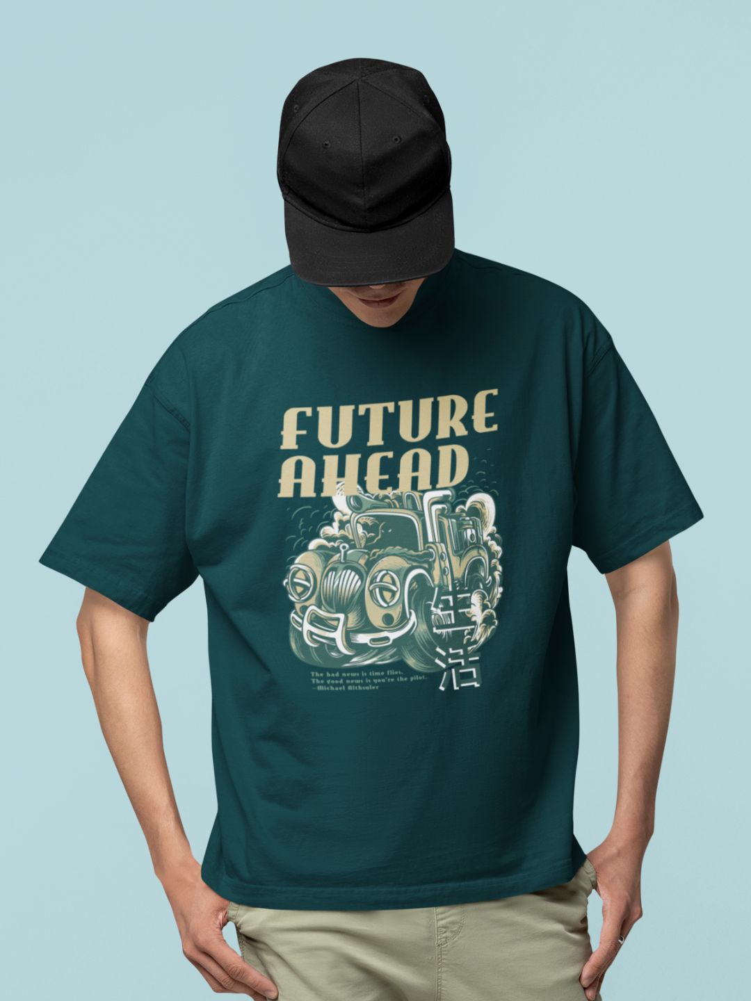 Future Ahead Unisex Oversized Streetwear T-Shirt