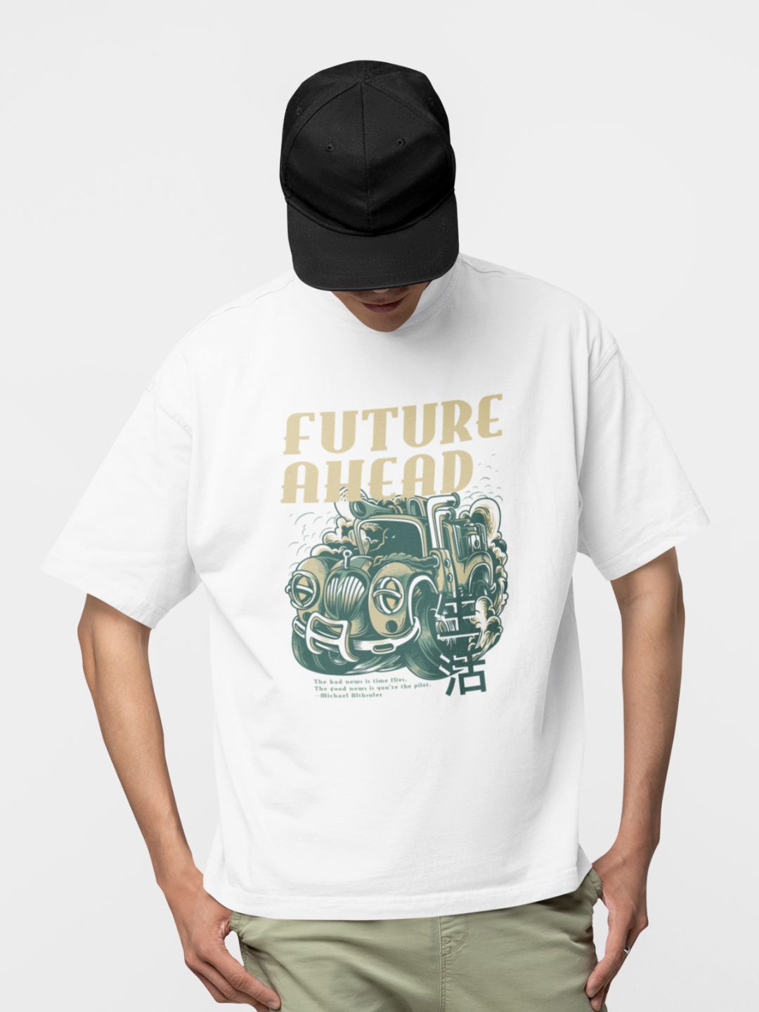 Future Ahead Unisex Oversized Streetwear T-Shirt