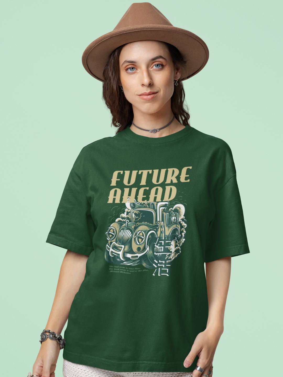 Future Ahead Unisex Oversized Streetwear T-Shirt