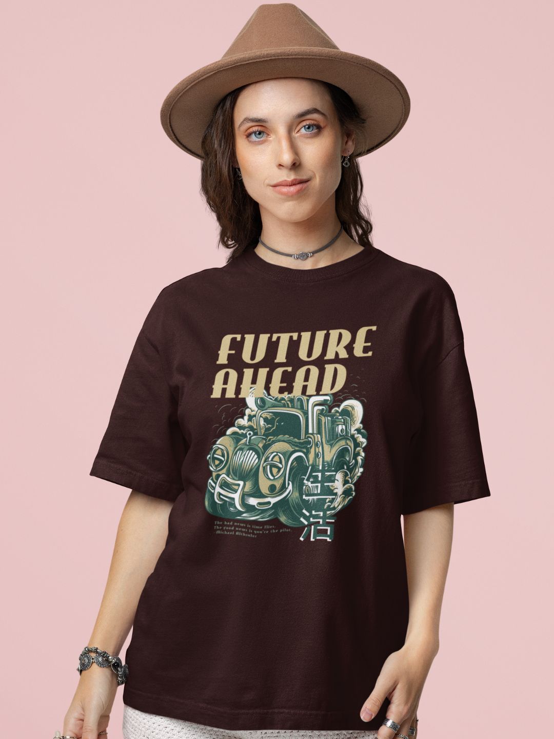 Future Ahead Unisex Oversized Streetwear T-Shirt
