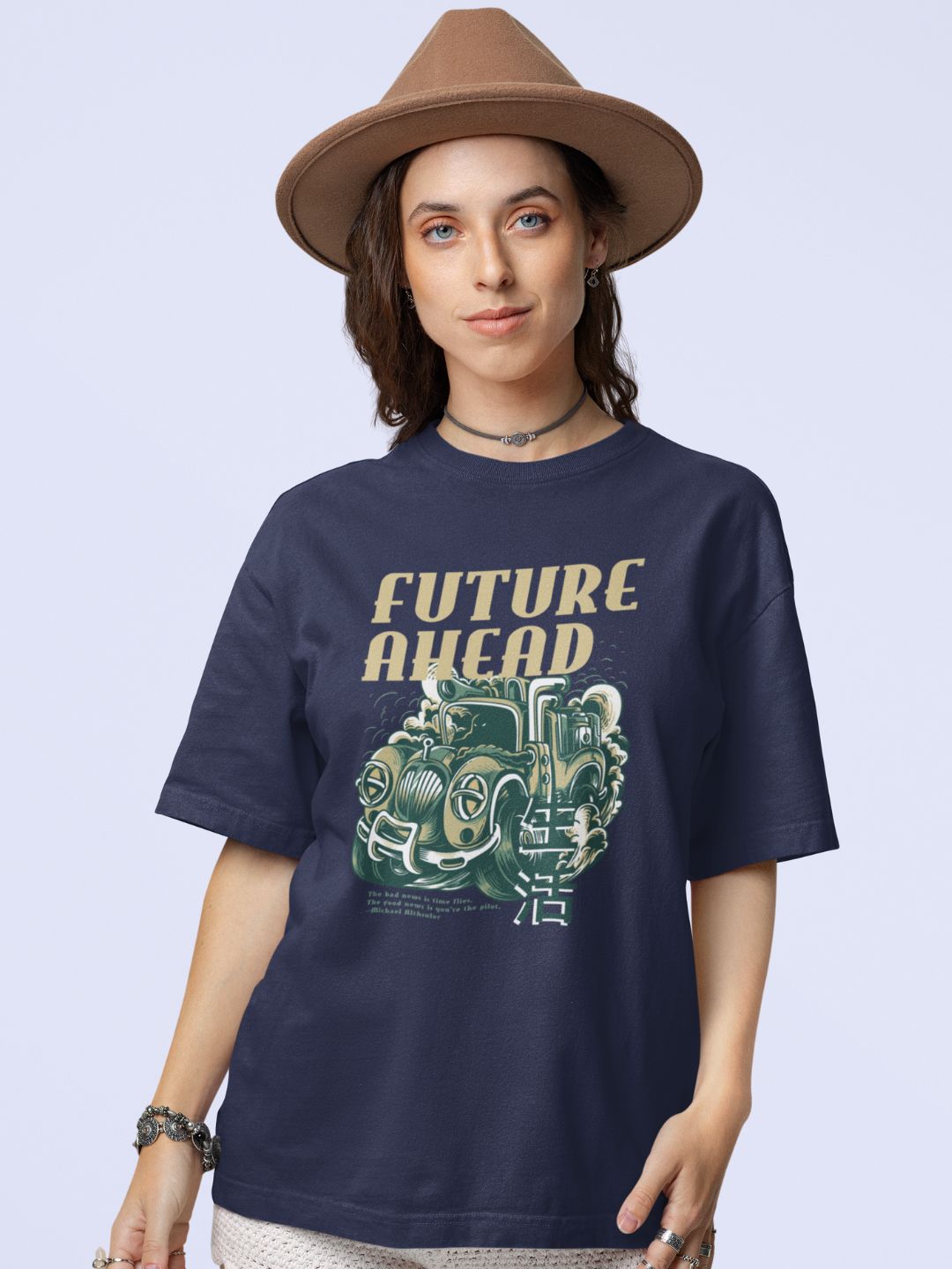 Future Ahead Unisex Oversized Streetwear T-Shirt