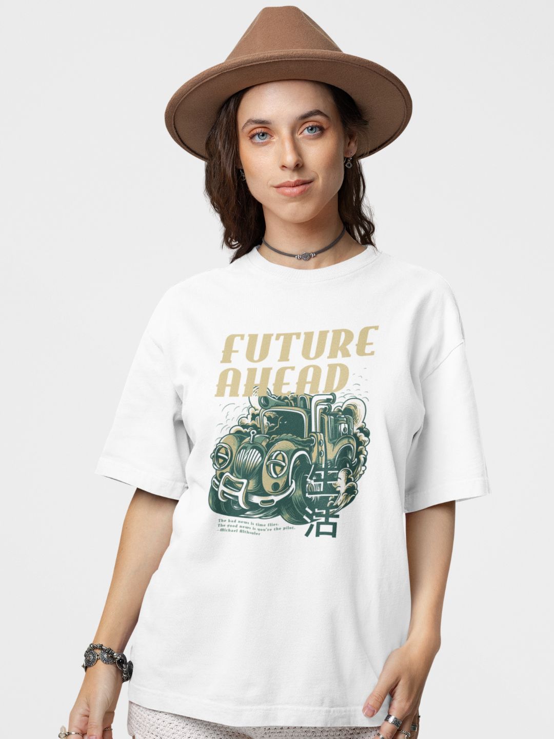 Future Ahead Unisex Oversized Streetwear T-Shirt