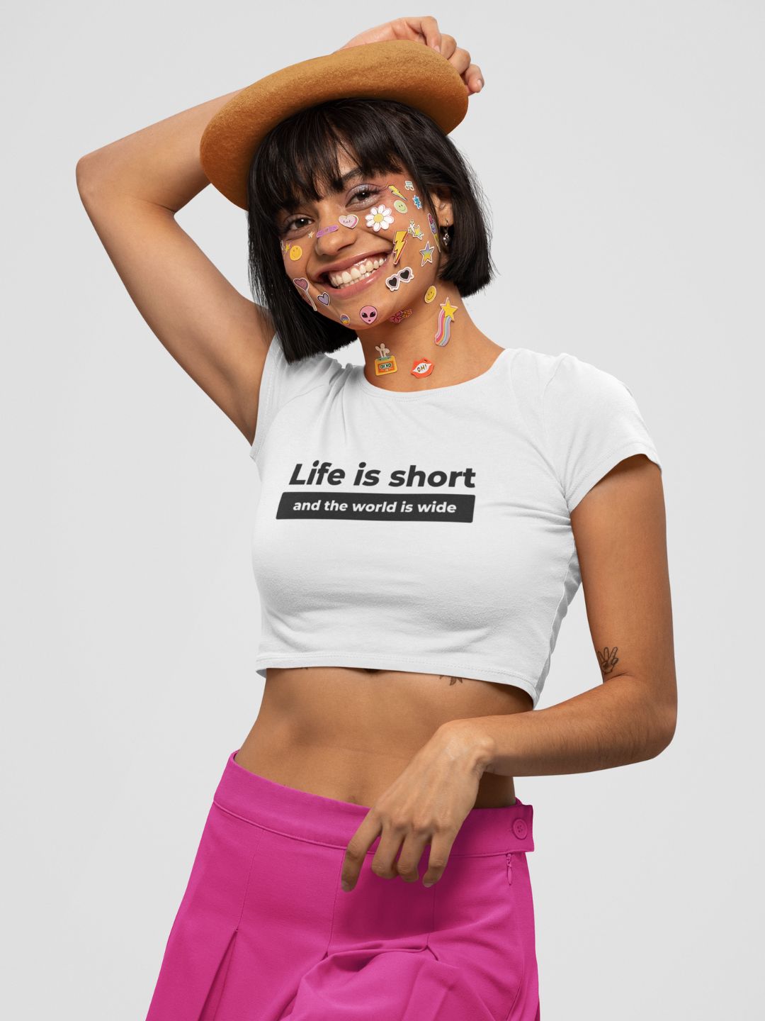 Life Is Short Women's Crop Top