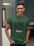 Live Every Moment Men's Printed T-shirt