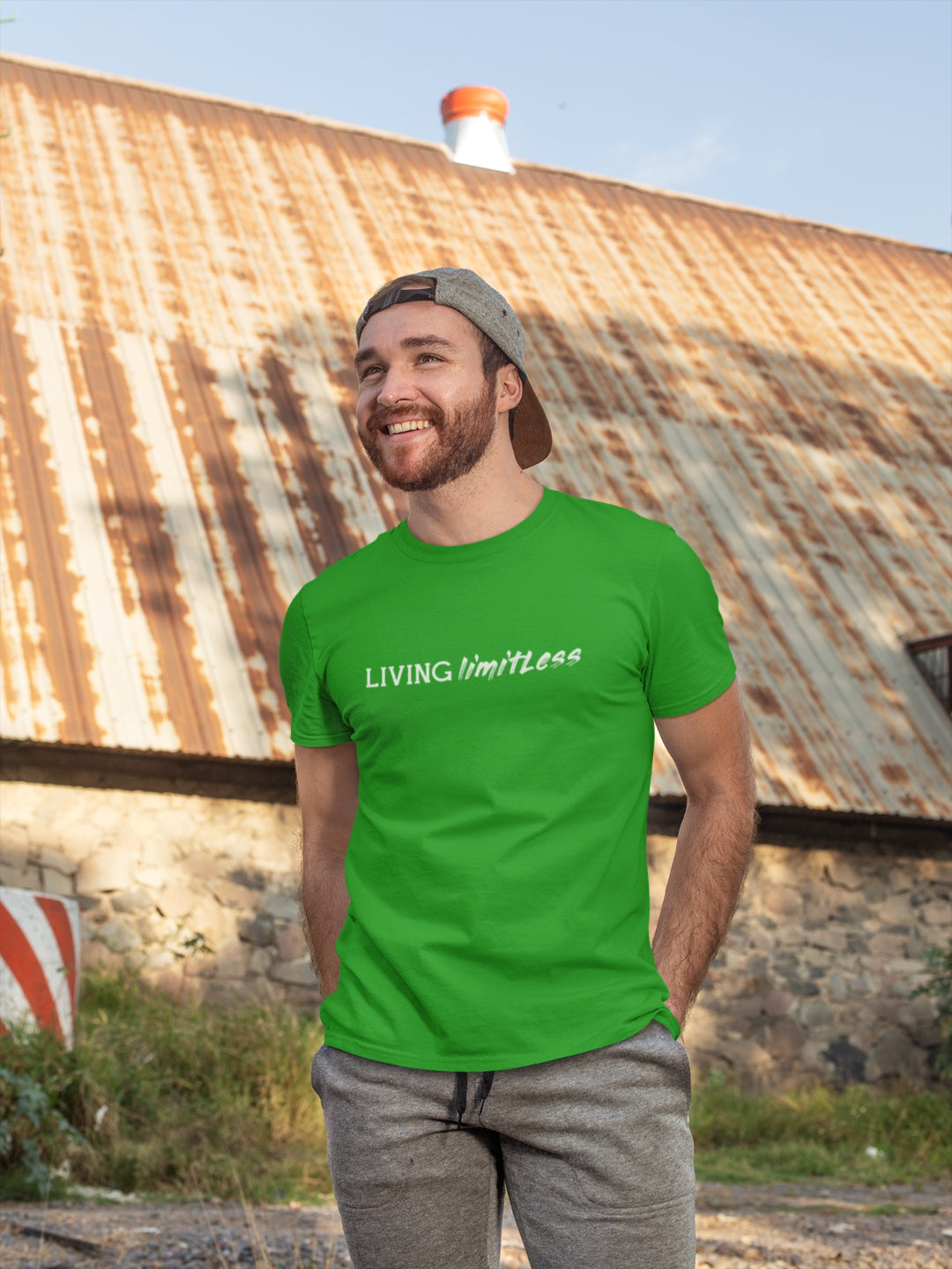 Living Limitless Men's Printed T-shirt