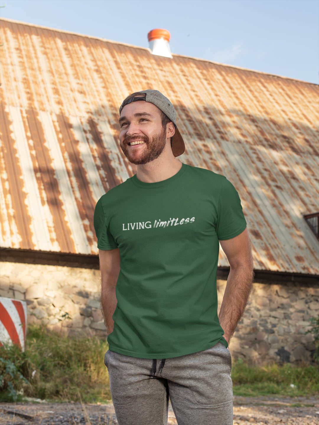Living Limitless Men's Printed T-shirt