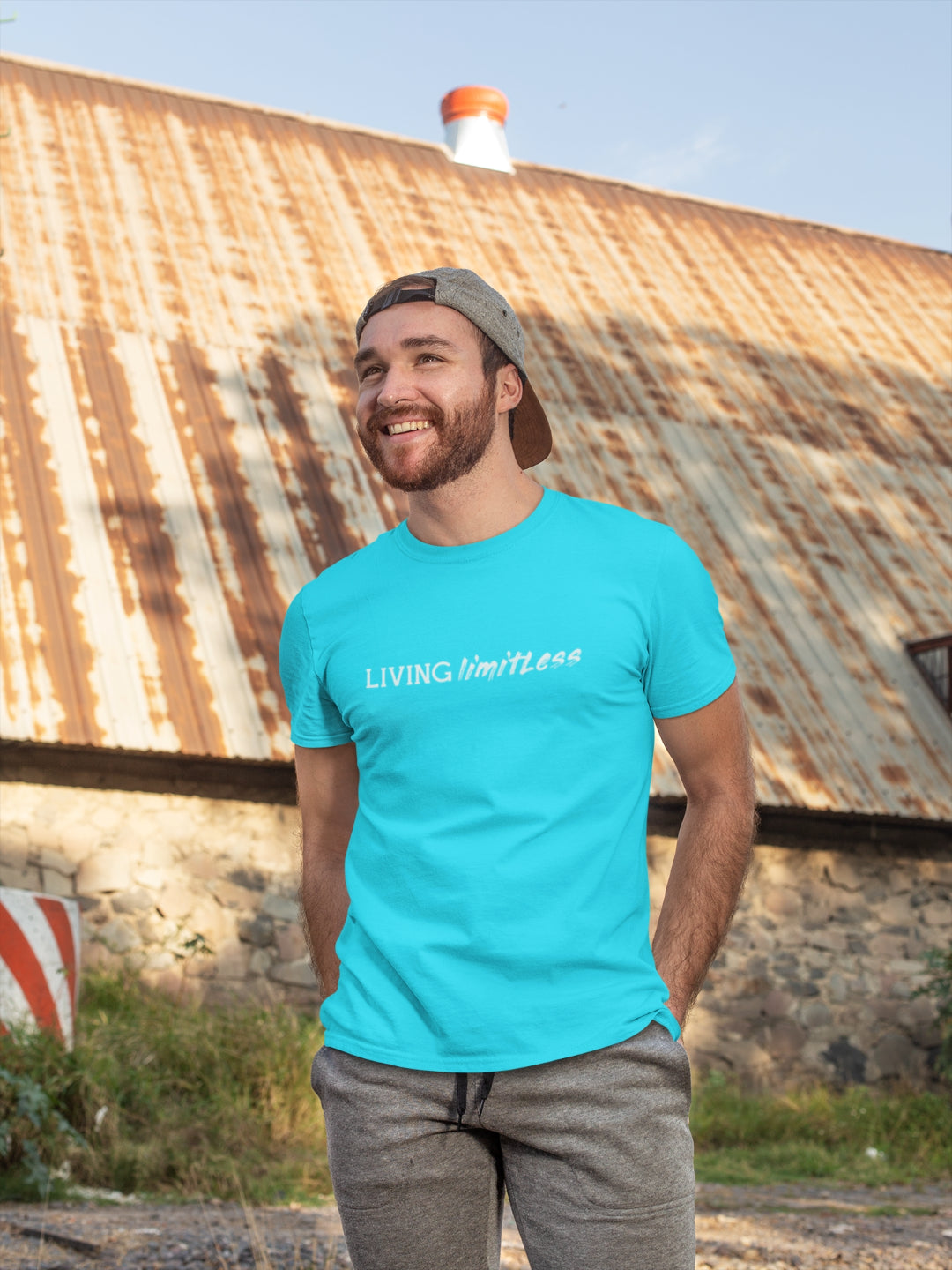 Living Limitless Men's Printed T-shirt