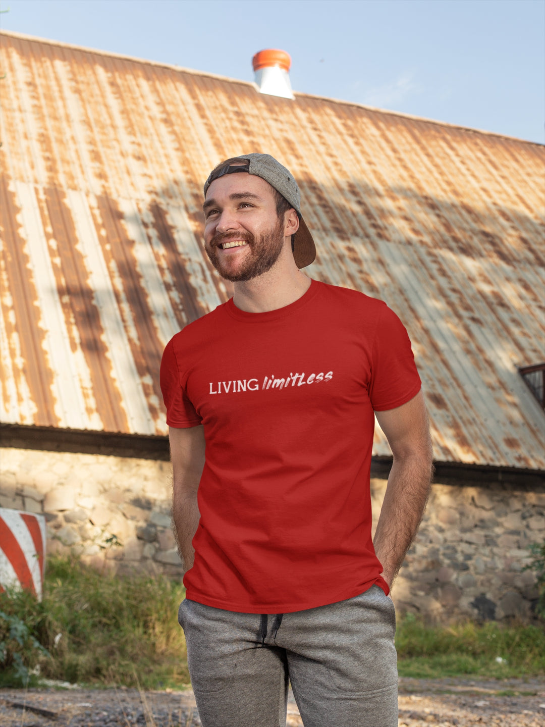 Living Limitless Men's Printed T-shirt