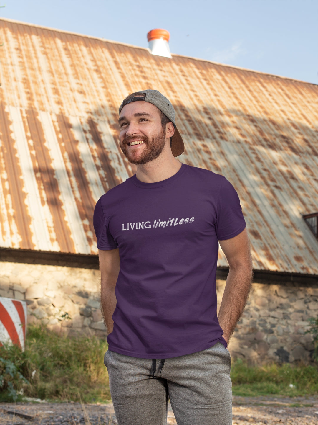Living Limitless Men's Printed T-shirt