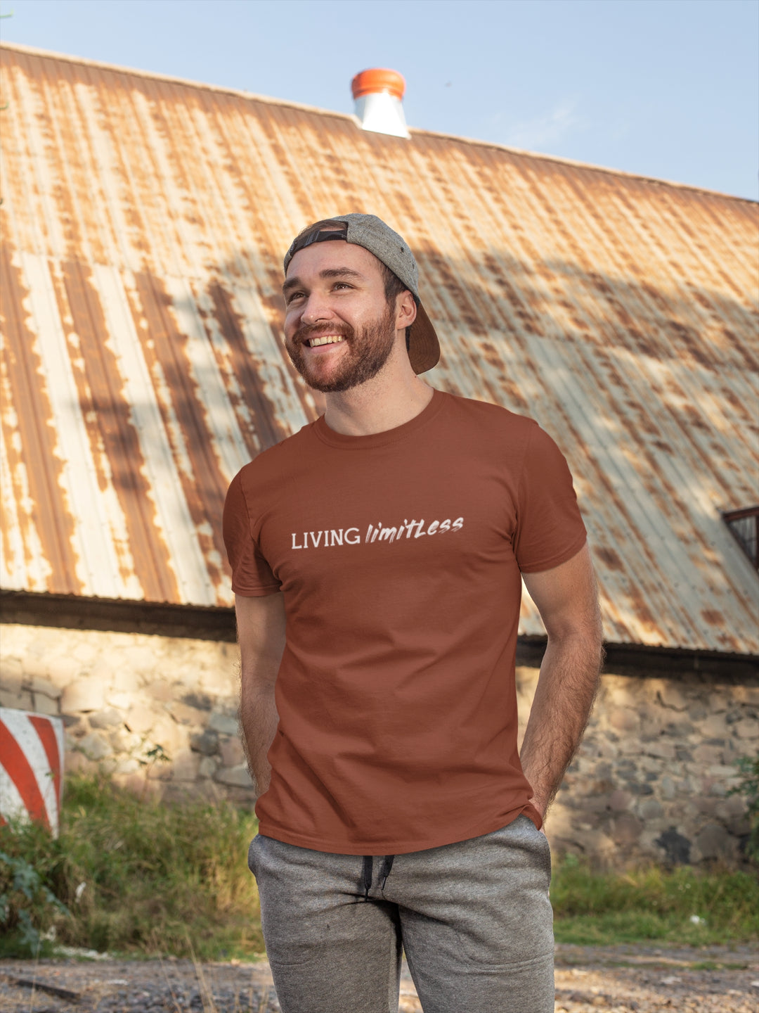 Living Limitless Men's Printed T-shirt