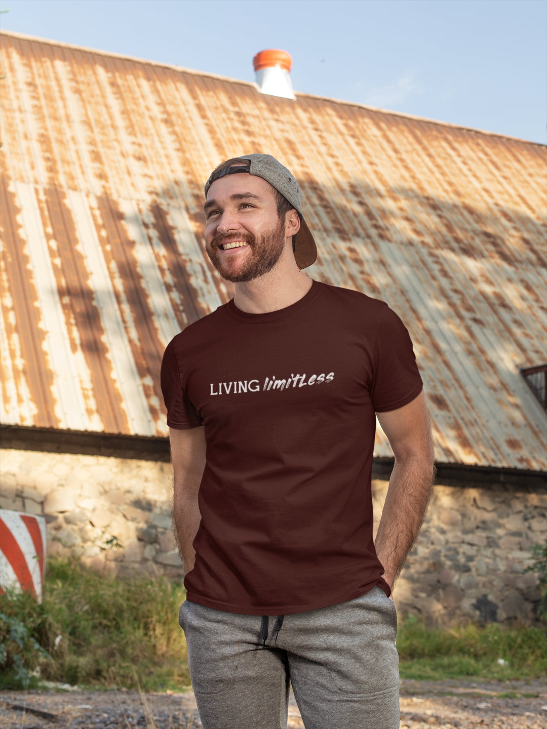 Living Limitless Men's Printed T-shirt