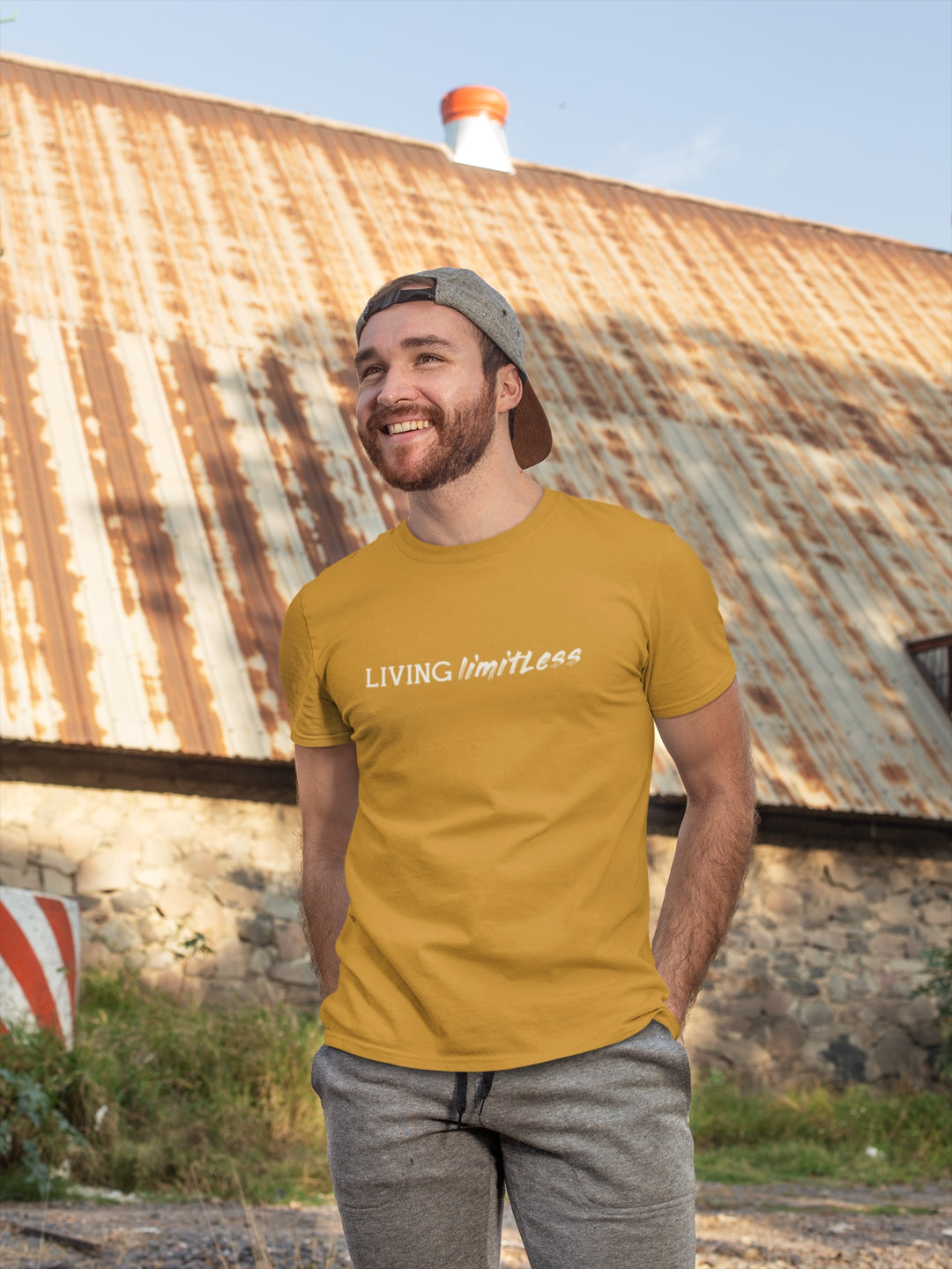 Living Limitless Men's Printed T-shirt
