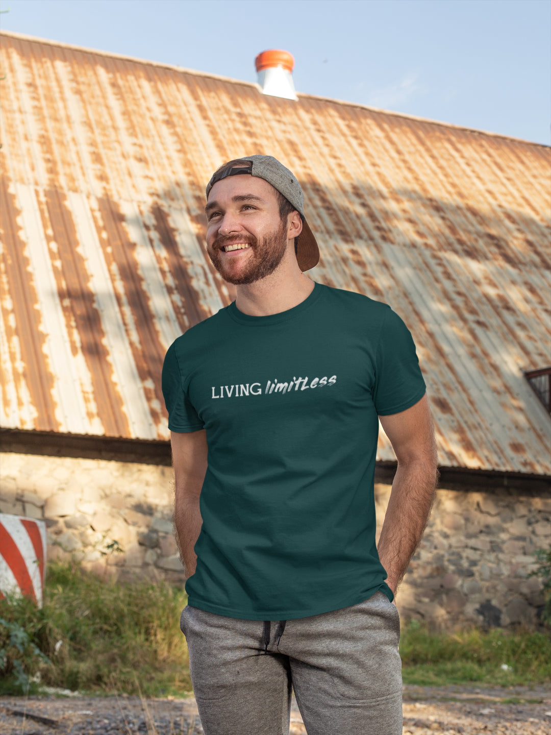 Living Limitless Men's Printed T-shirt