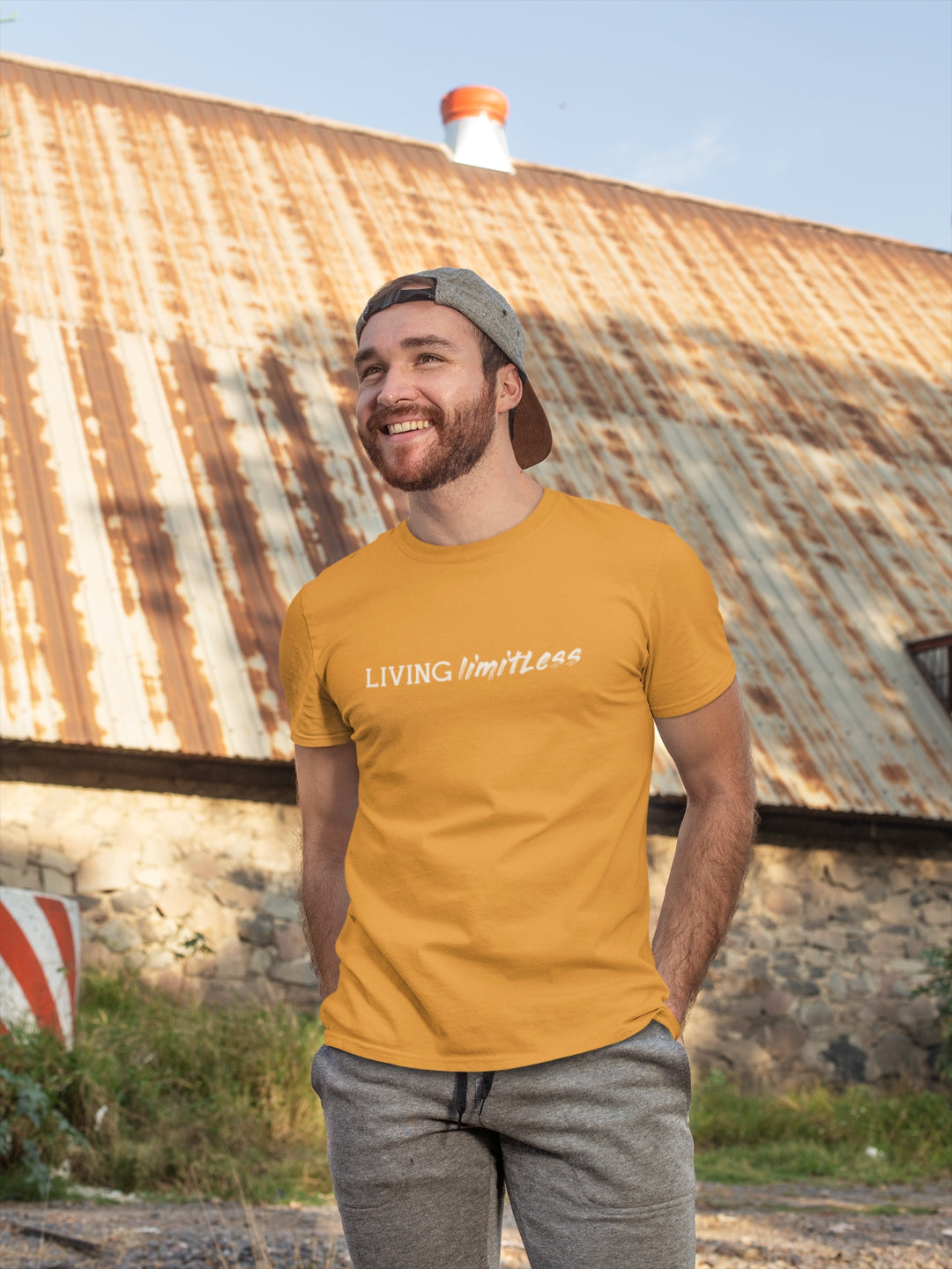 Living Limitless Men's Printed T-shirt