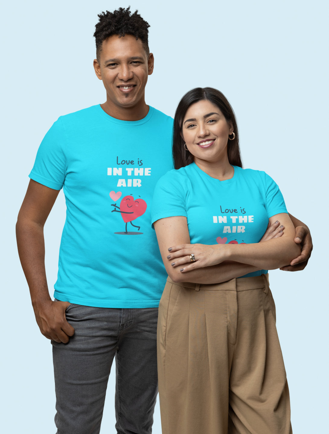 Love Is In The Air Unisex Printed T-shirt