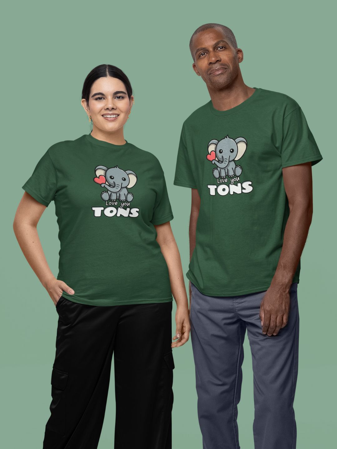 Love You Tons Unisex Printed T-shirt