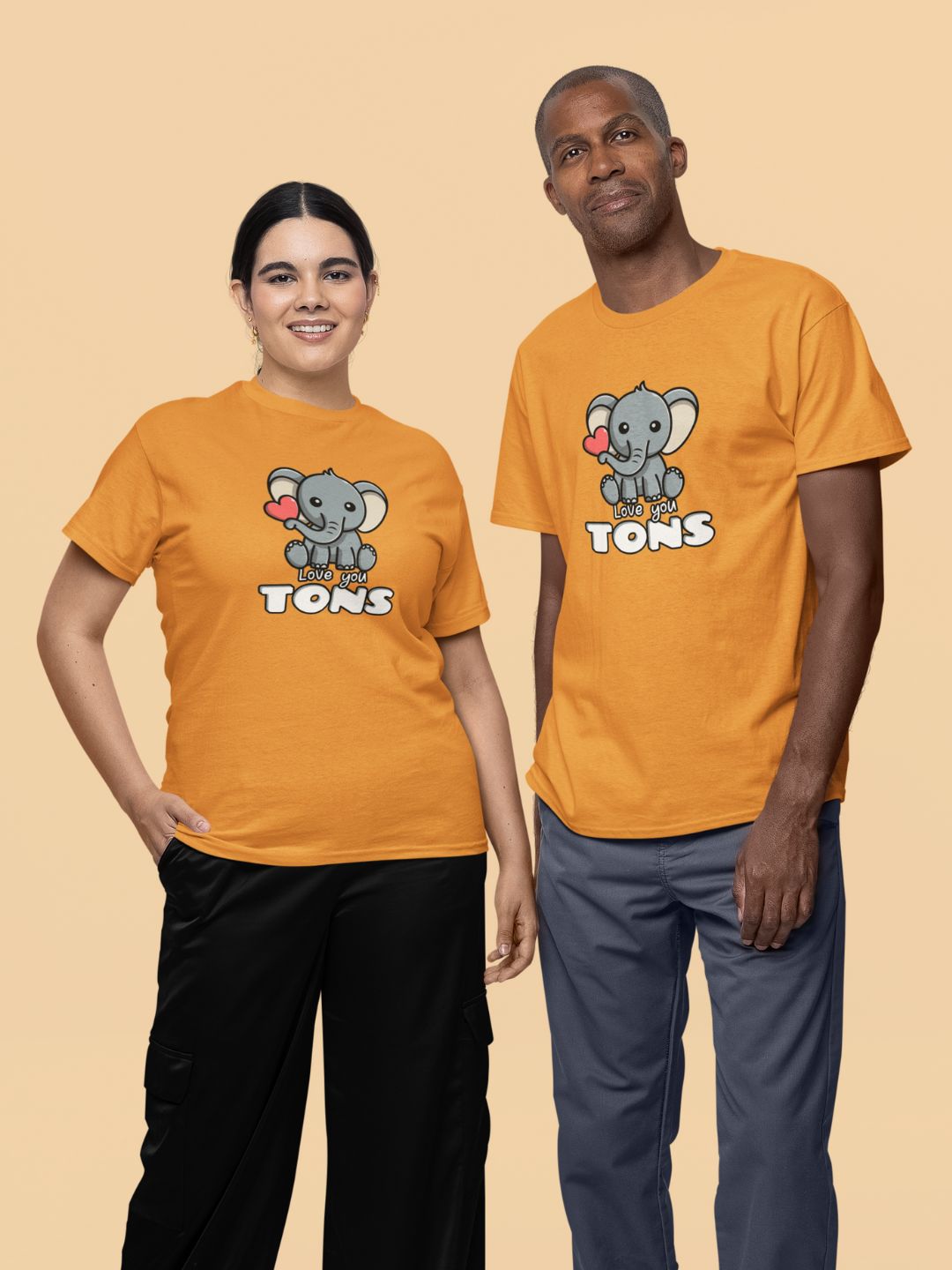 Love You Tons Unisex Printed T-shirt