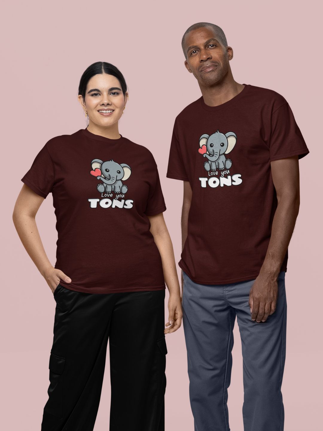 Love You Tons Unisex Printed T-shirt