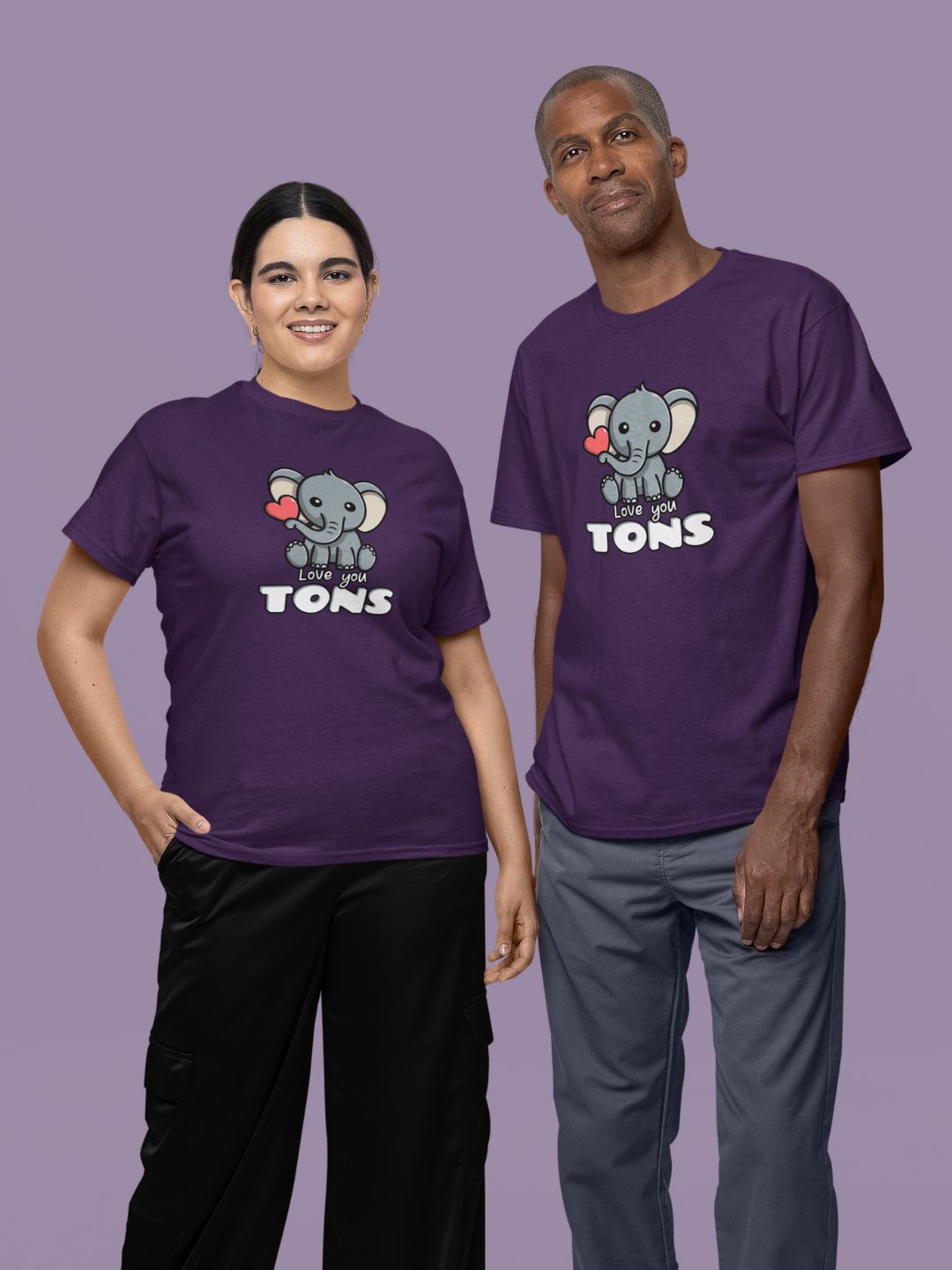 Love You Tons Unisex Printed T-shirt