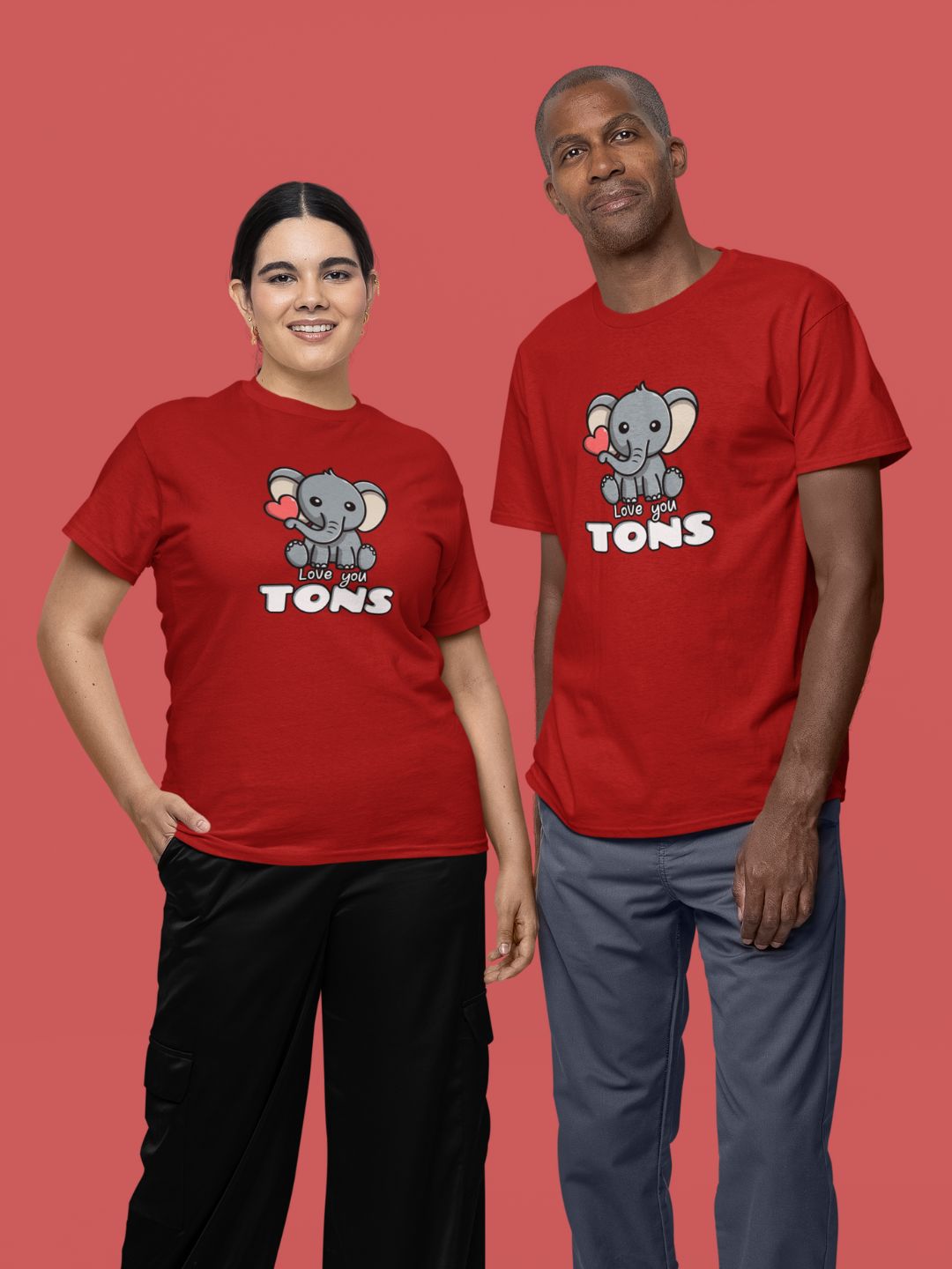 Love You Tons Unisex Printed T-shirt