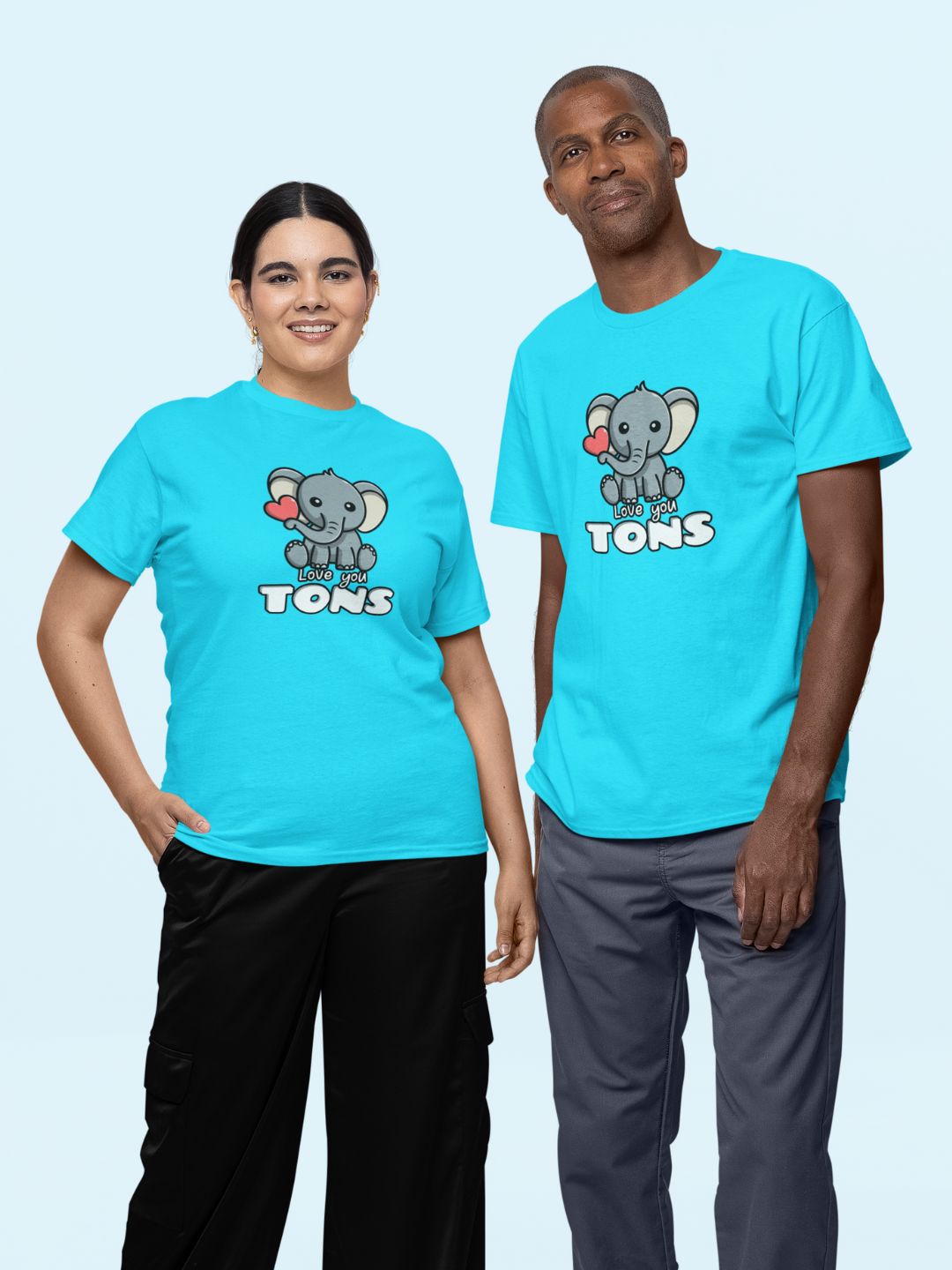 Love You Tons Unisex Printed T-shirt