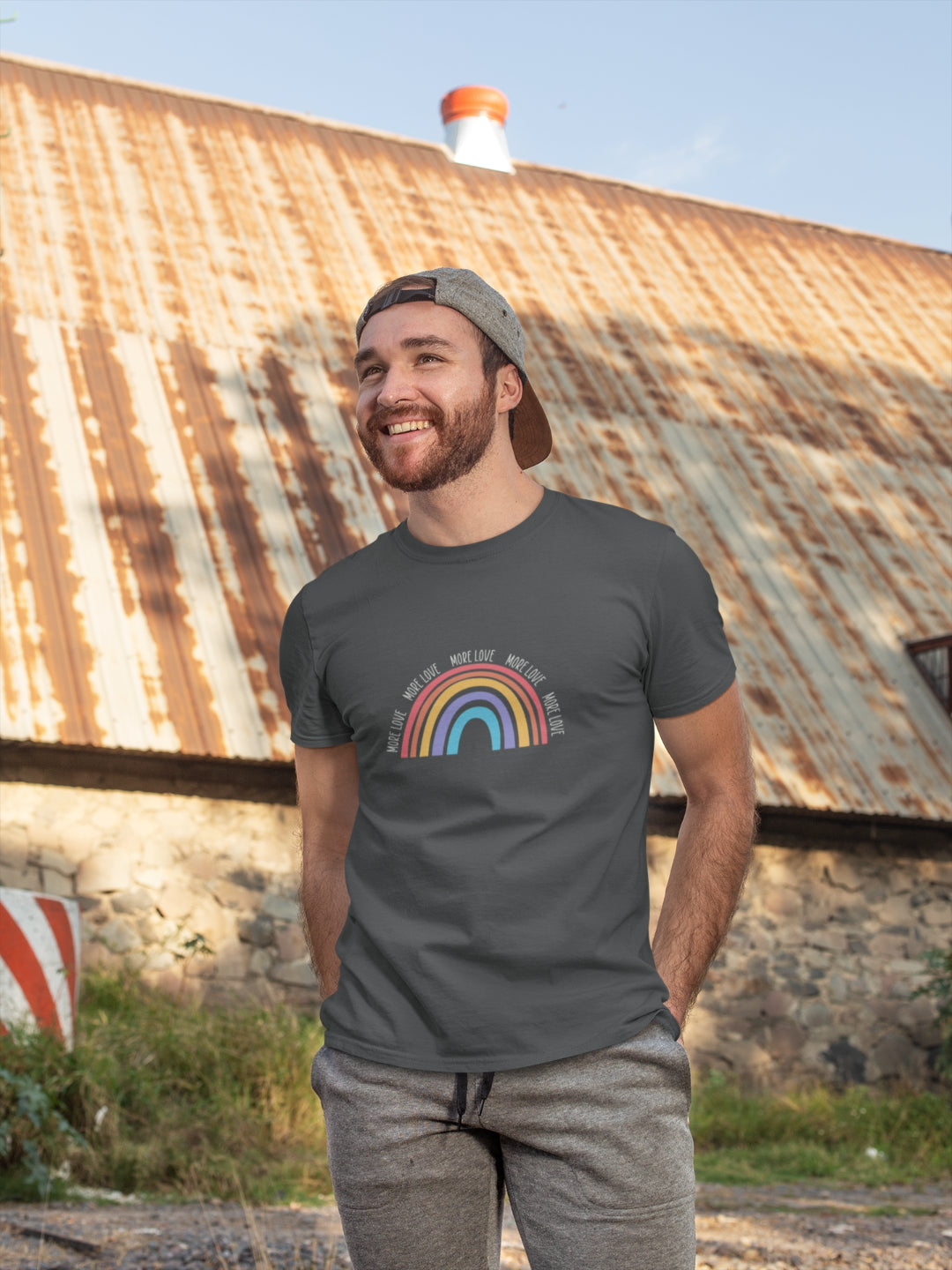 More Love Men's Printed T-shirt