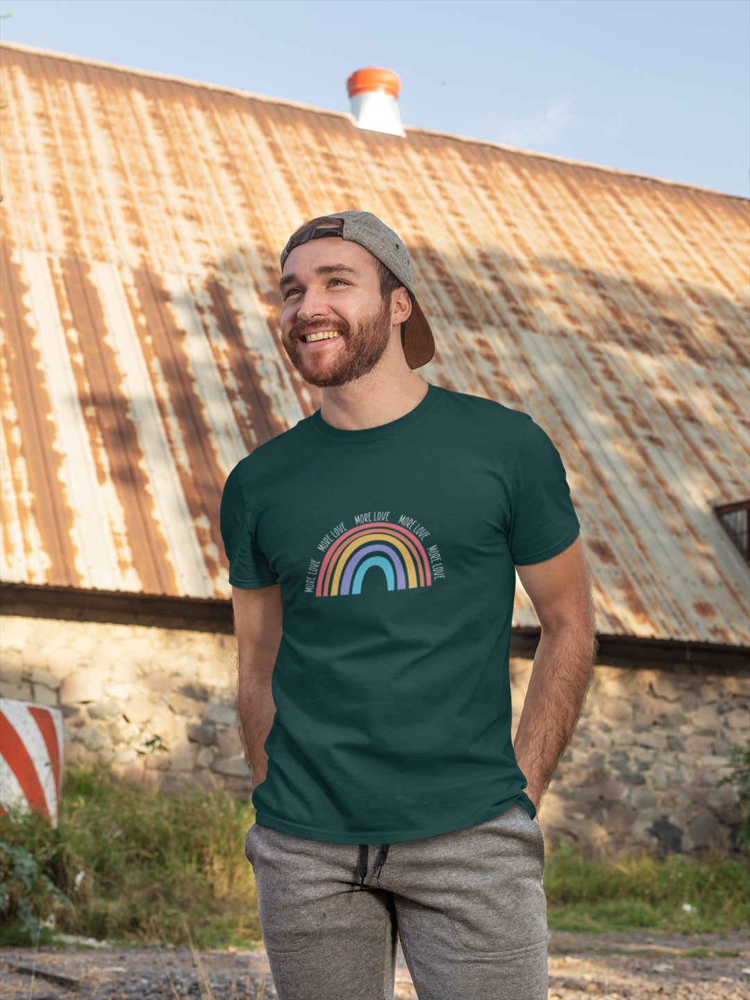 More Love Men's Printed T-shirt