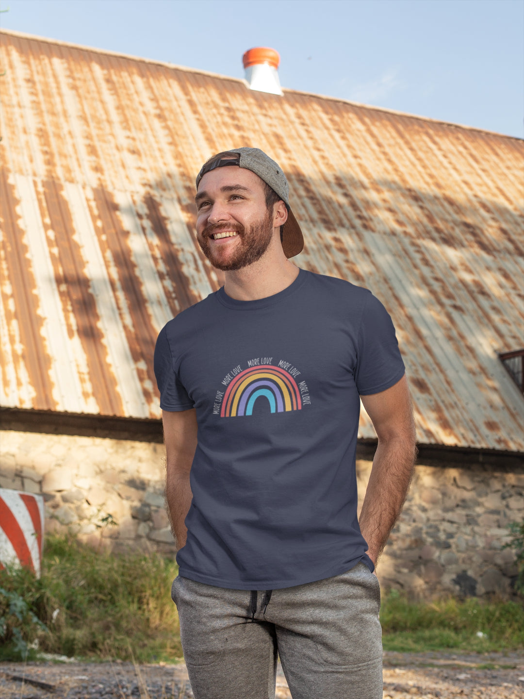 More Love Men's Printed T-shirt