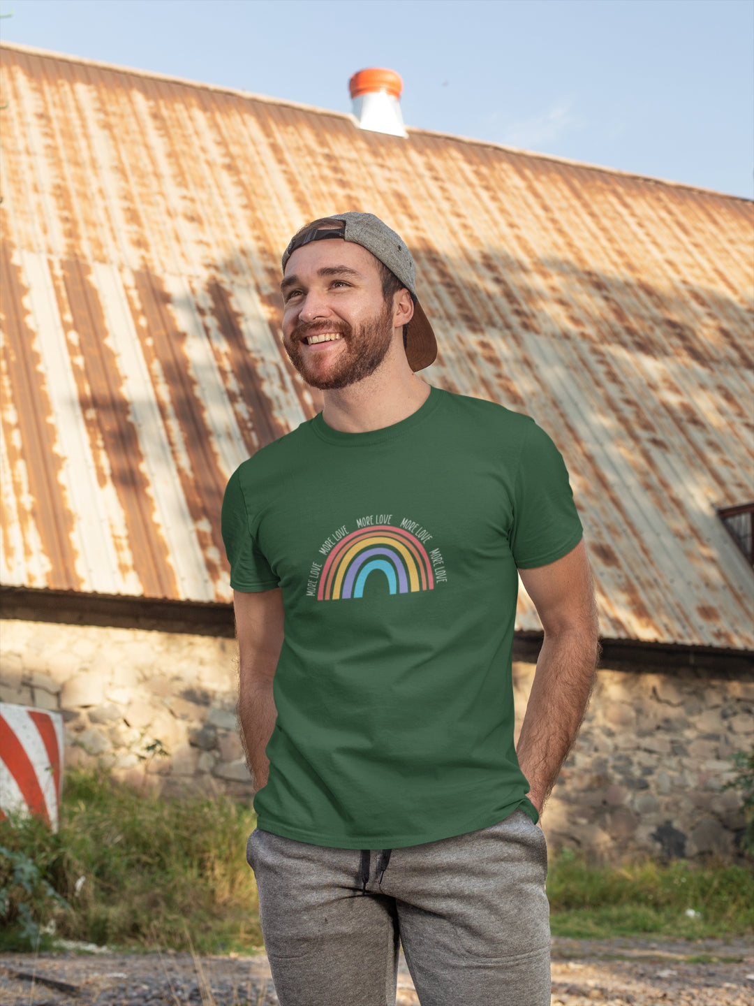 More Love Men's Printed T-shirt